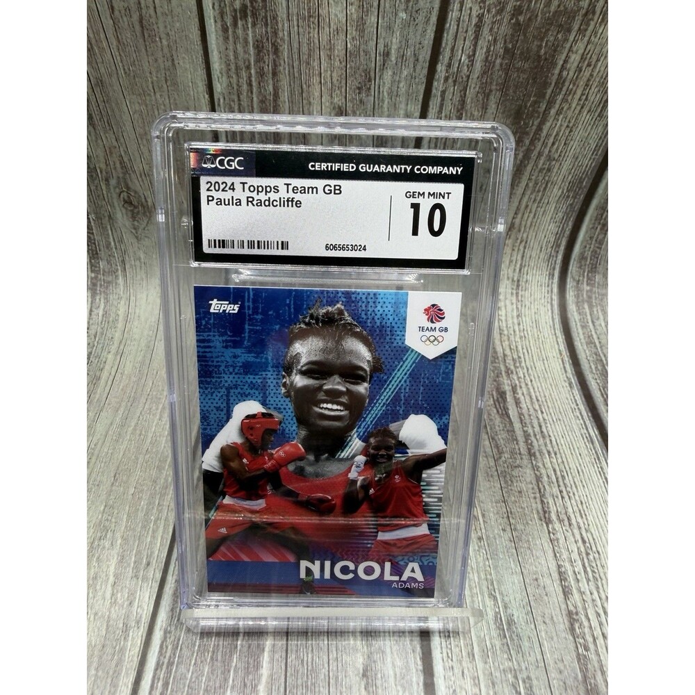 2024 Topps Team GB NICOLA ADAMS Olympics Flyweight Boxing CGC 10